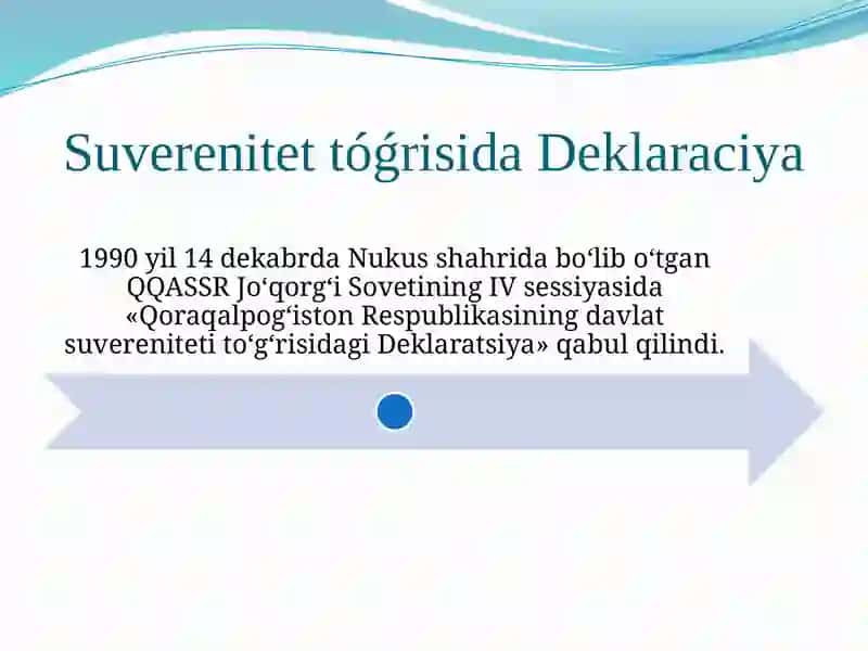 O’zbekiston tarkibidagi suveren Qoraqalpog‘iston 3