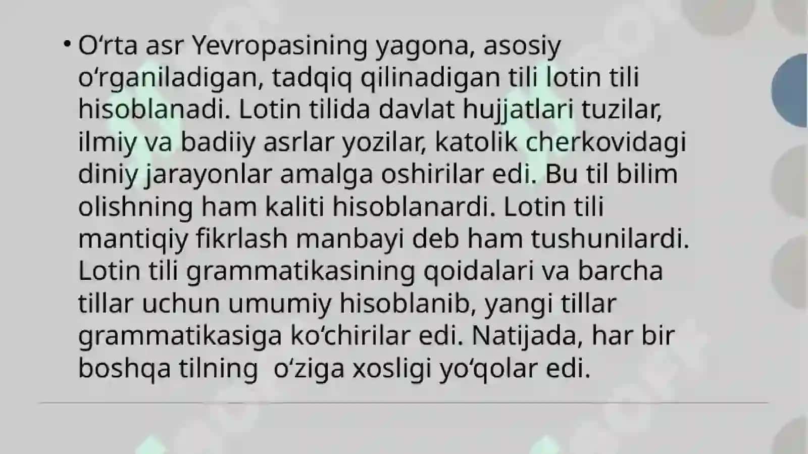 YEVROPADA UYG‘ONISH DAVRI TILSHUNOSLIGI.(RUS TA’LIMOTI) 3