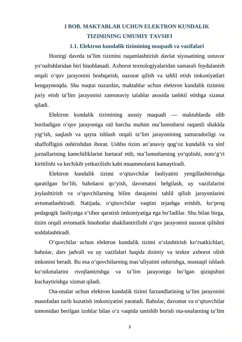ELEKTRON KUNDALIK TIZIMI ARXITEKTURASI 3