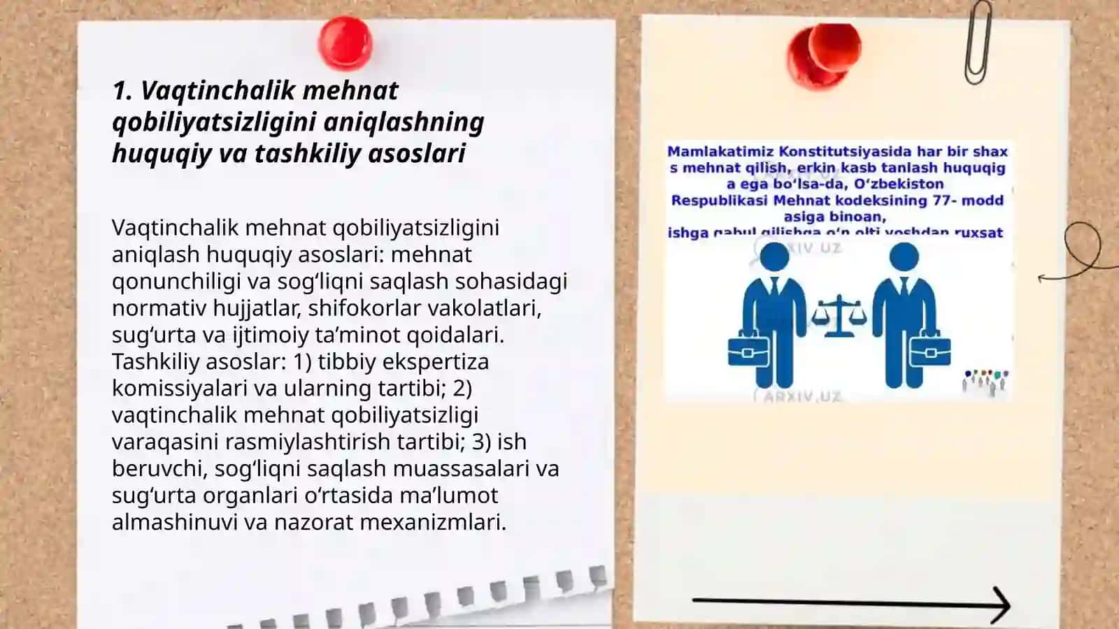 Vaqtinchalik mehnat qobiliyatini aniqlashning vrachlik ekspertizasini tashkil etish 3