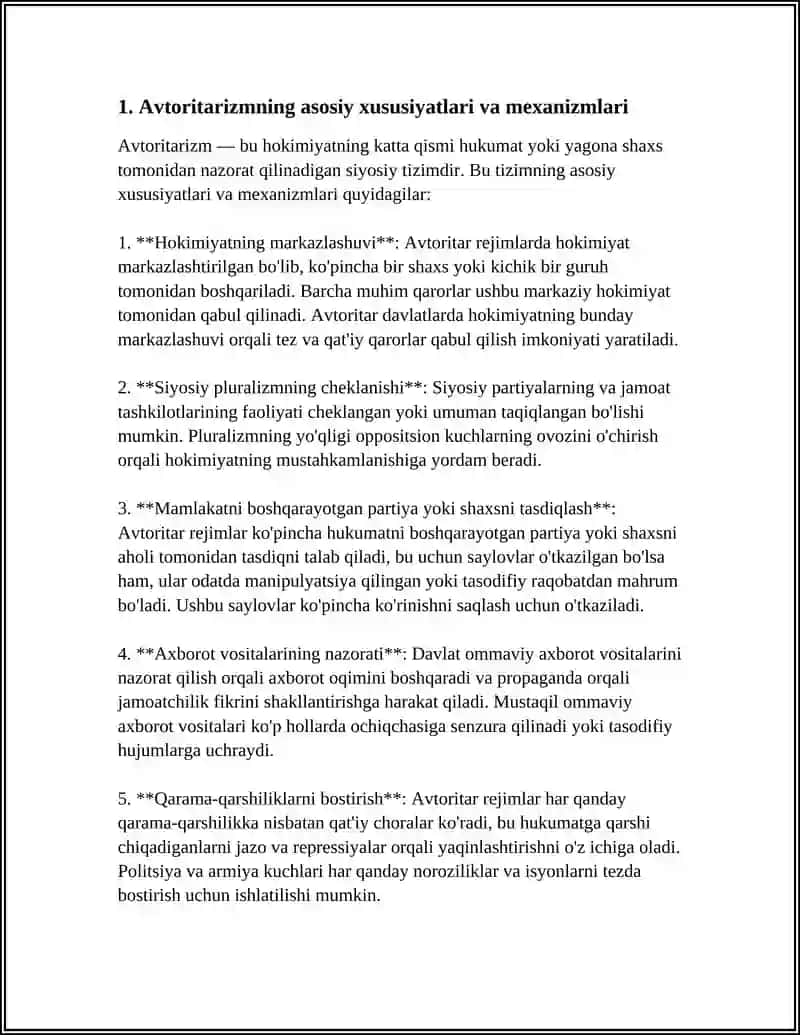 AVTORITAR DEMOKRARIK VA LIBERAL YONDASHUVLAR 3