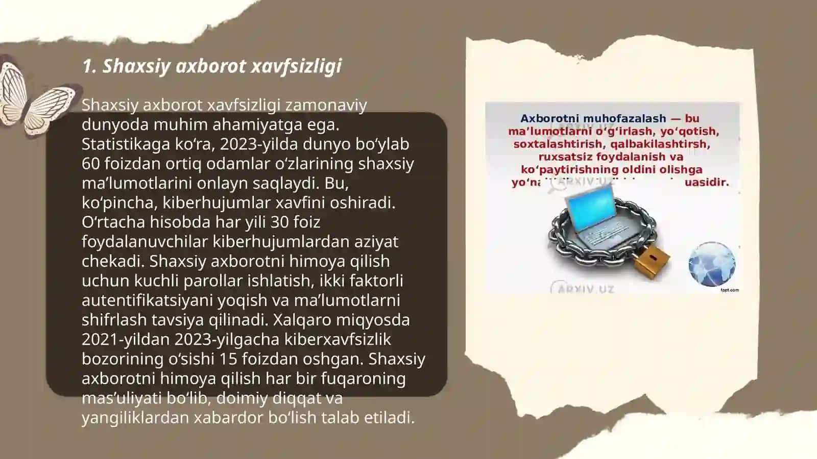 Shaxsga yoʻnaltirilgan axborot psixologik diniy va madaniy taxdidlar 3
