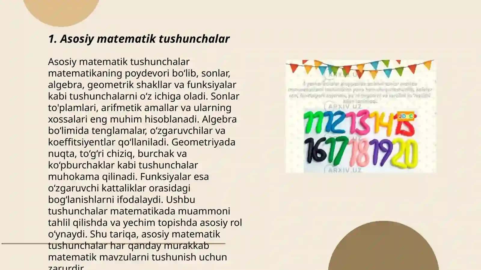 Bolalarda elementar matematikani shakllantirish 3