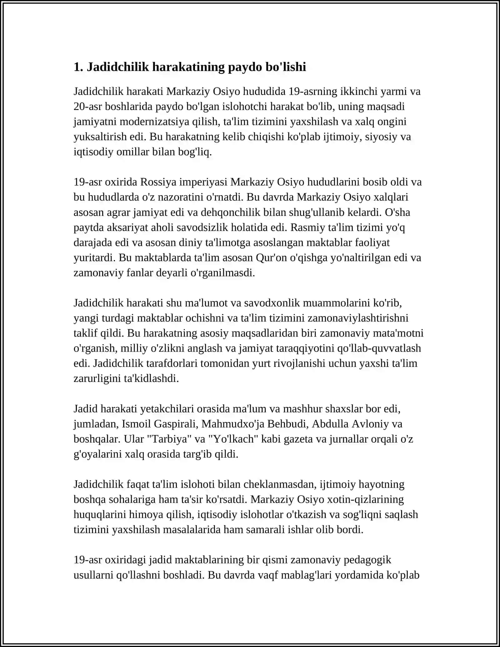 JADIDCHILIK HARAKATI 3
