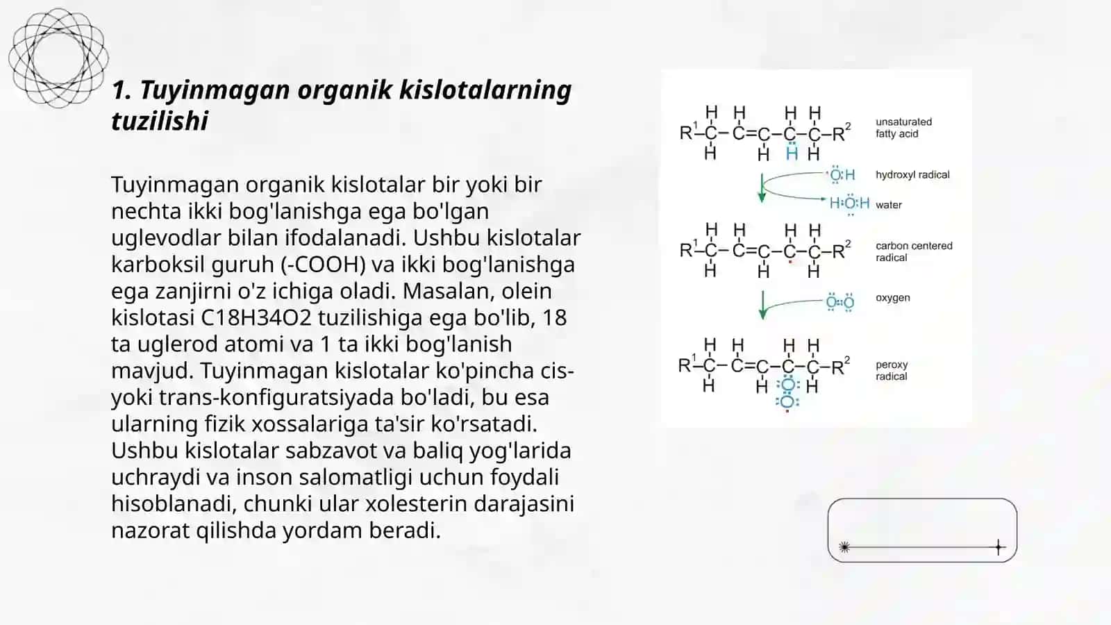 Tuyinmagan organik kislotalar 3