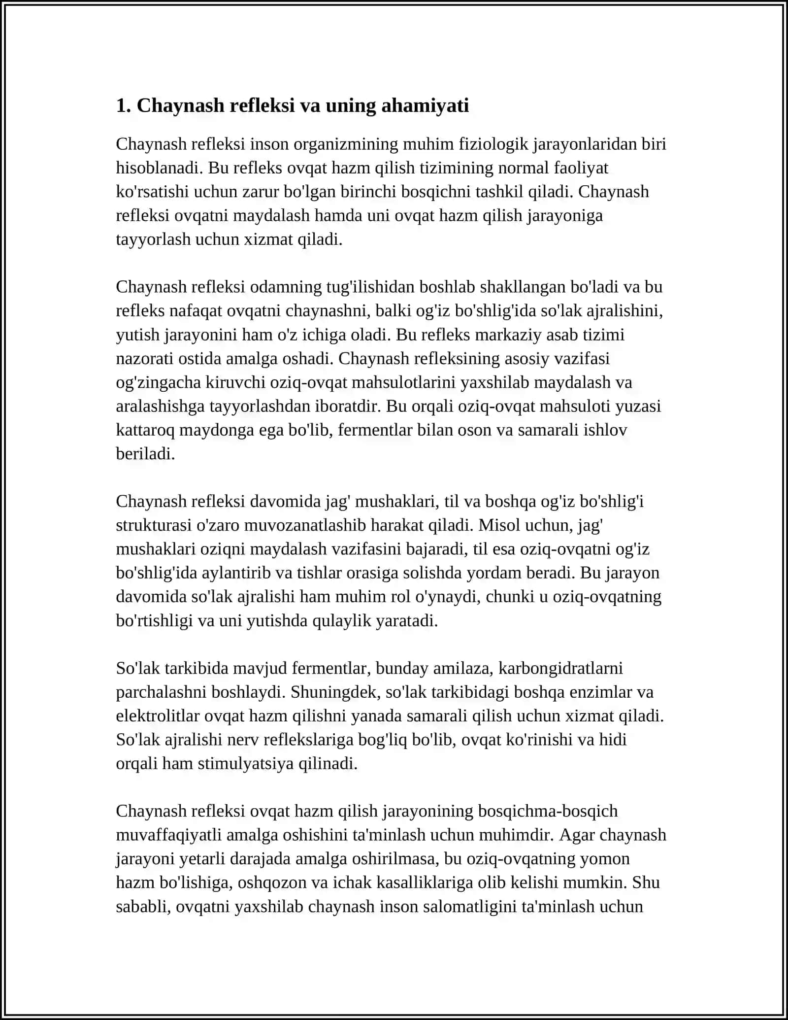 CHAYNASH REFLEKSINING FIZYALOGIK ASOSLARI VA AFFERENT-EFFERENT YOʻLLARI 3