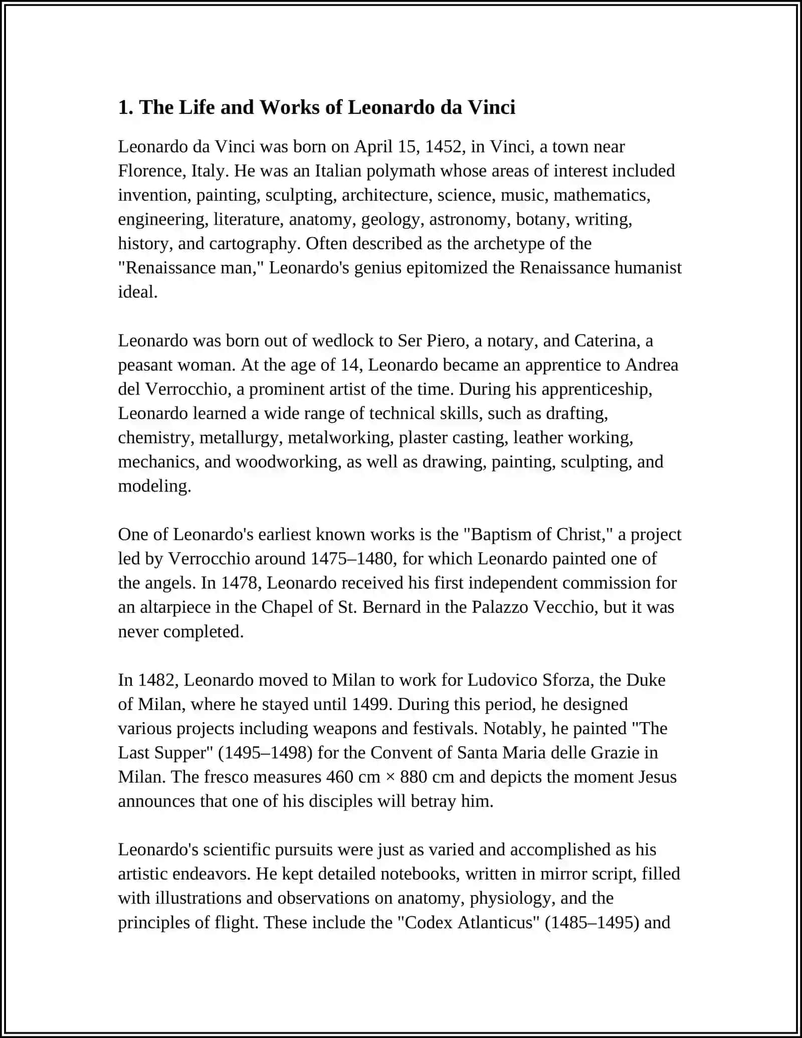 FAMOUS ARTISTS AND THEIR LIFE 3