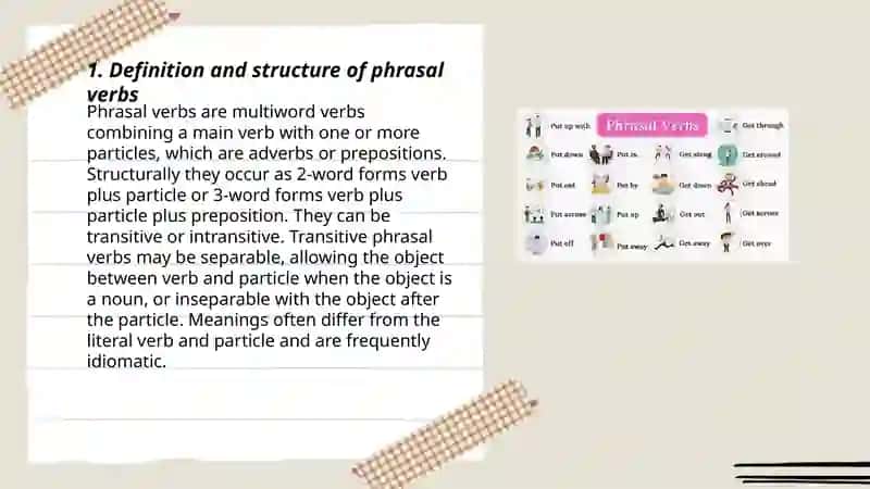 Phrasal verbs 3