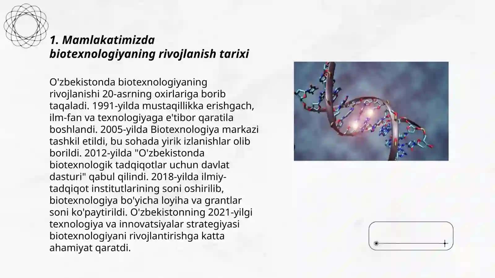Mamlakatimizda va xorijda biotexnalogiyaning rivojlanish tarixi va istiqboli 3