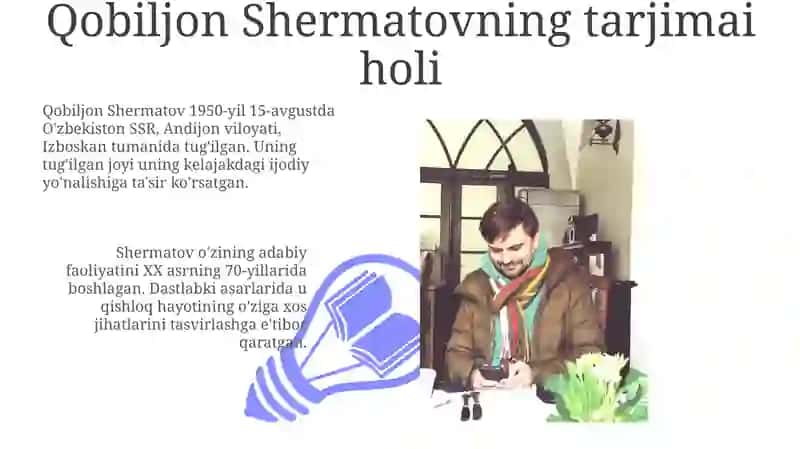 Qobiljon Shermatov hayoti va ijodi 3
