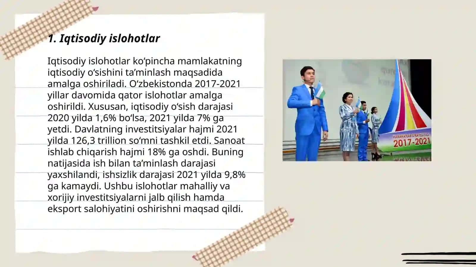 Iqtisodiy islohotlar 3