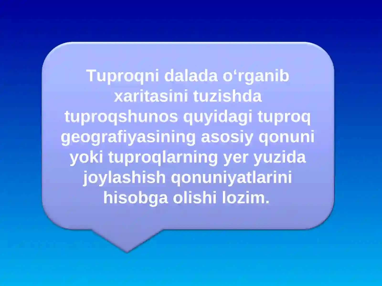 Tuproq genezisi, klassifikatsiyasi tuproq geografiyasi 3