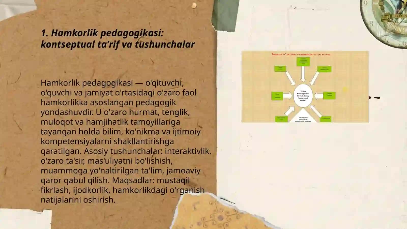 Hamkorlik pedagogikasining kontseptual g'oyalari 3