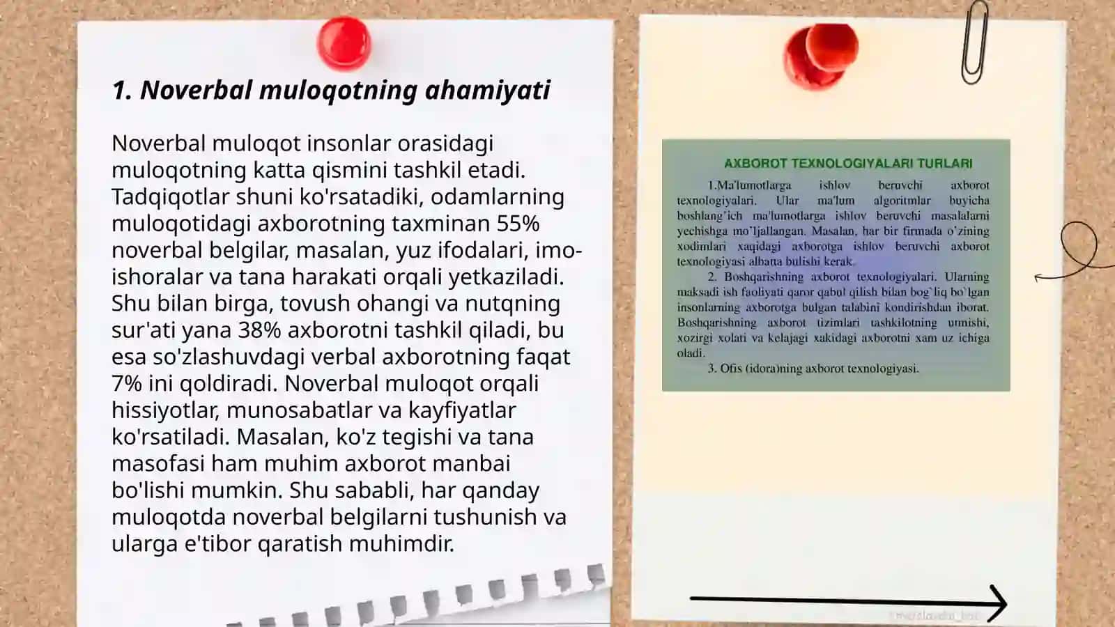 Noverbal muloqot. Muloqotni boyituvchi omillar 3