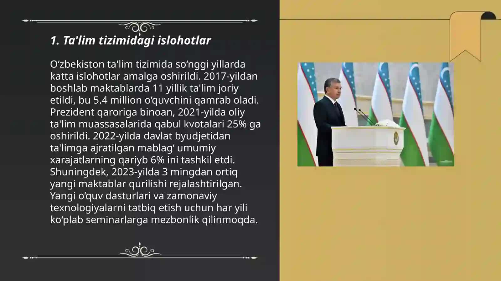 Ta'lim tizimidagi islohotlar 3