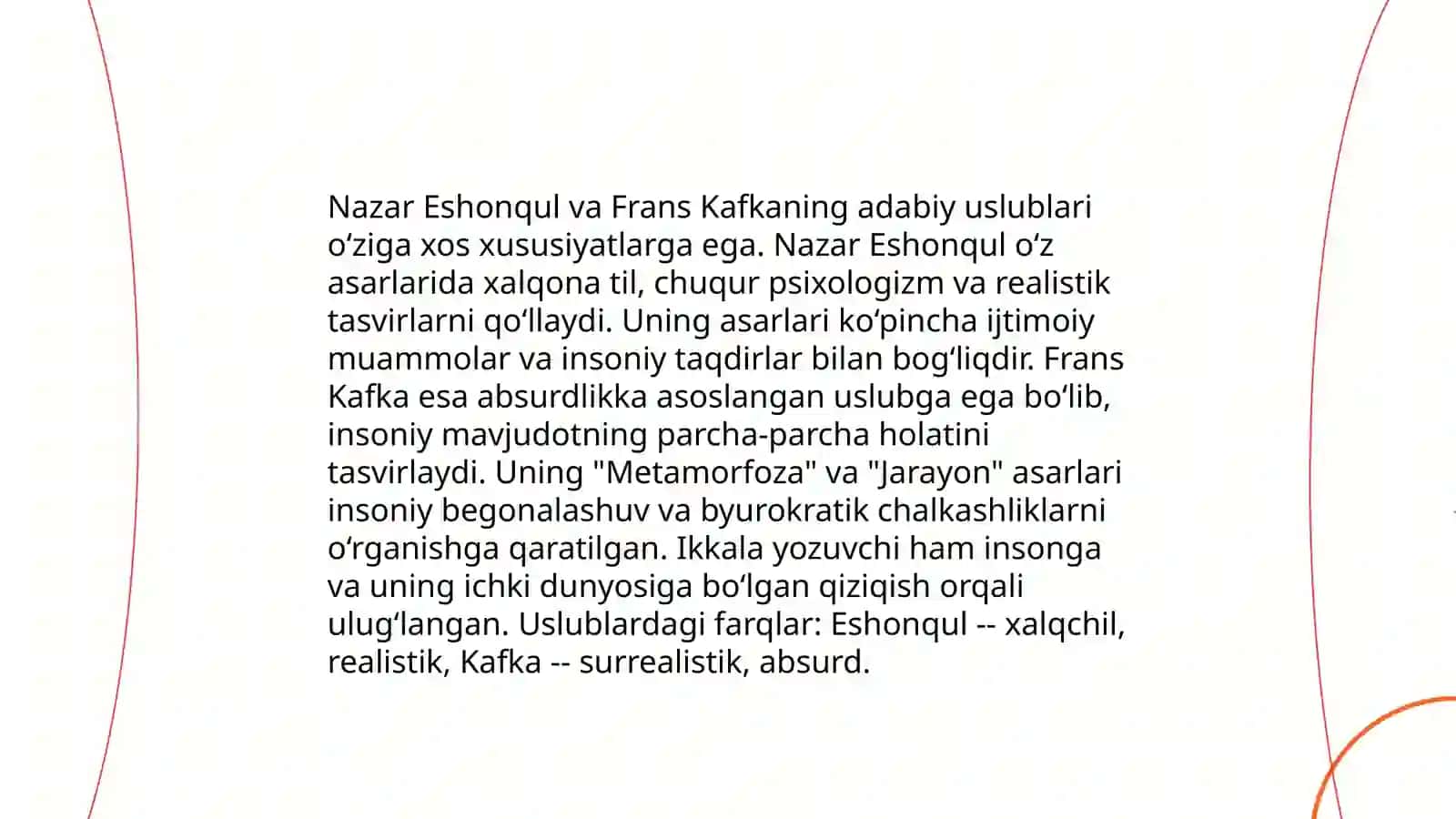 Nazar Eshonqul va Frans Kafka asarlari qiyosiy tahlili 3