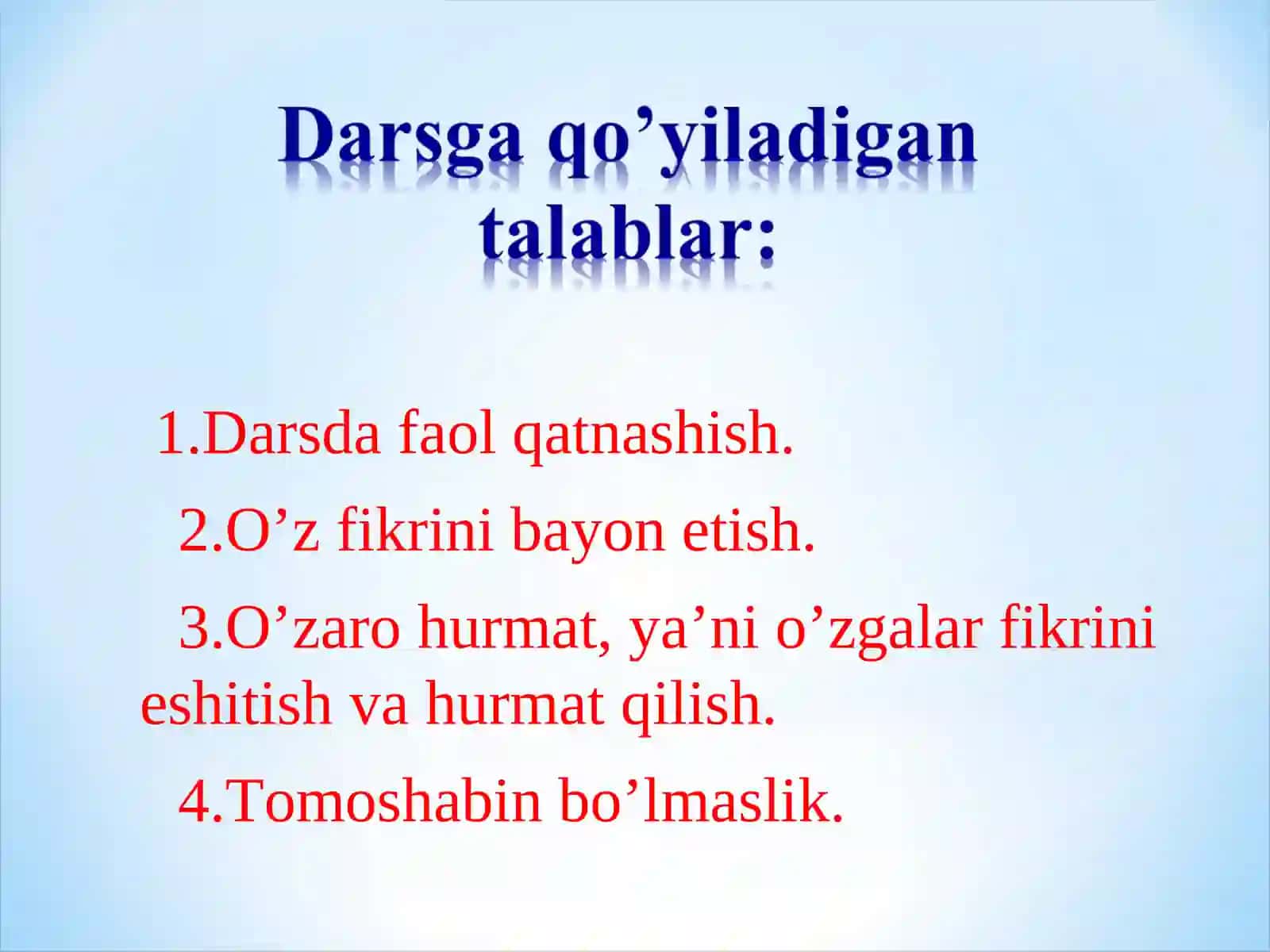 Sulfat kislota mavzusi bo'yicha dars taqdimoti 3
