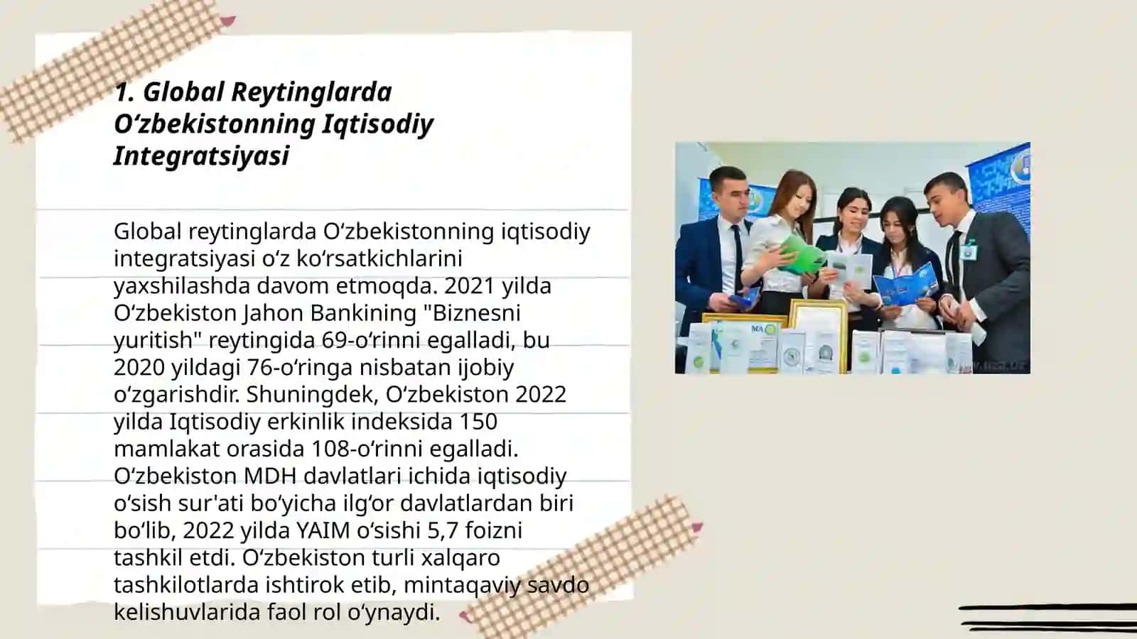 Global Reytinglarda O‘zbekistonning Iqtisodiy Integratsiyasi 3