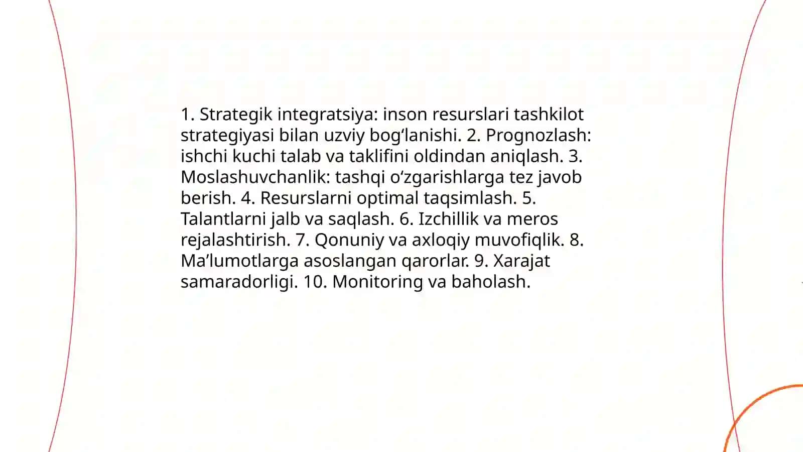 Inson resurslarini strategik rejalashtirish va boshqarish 3