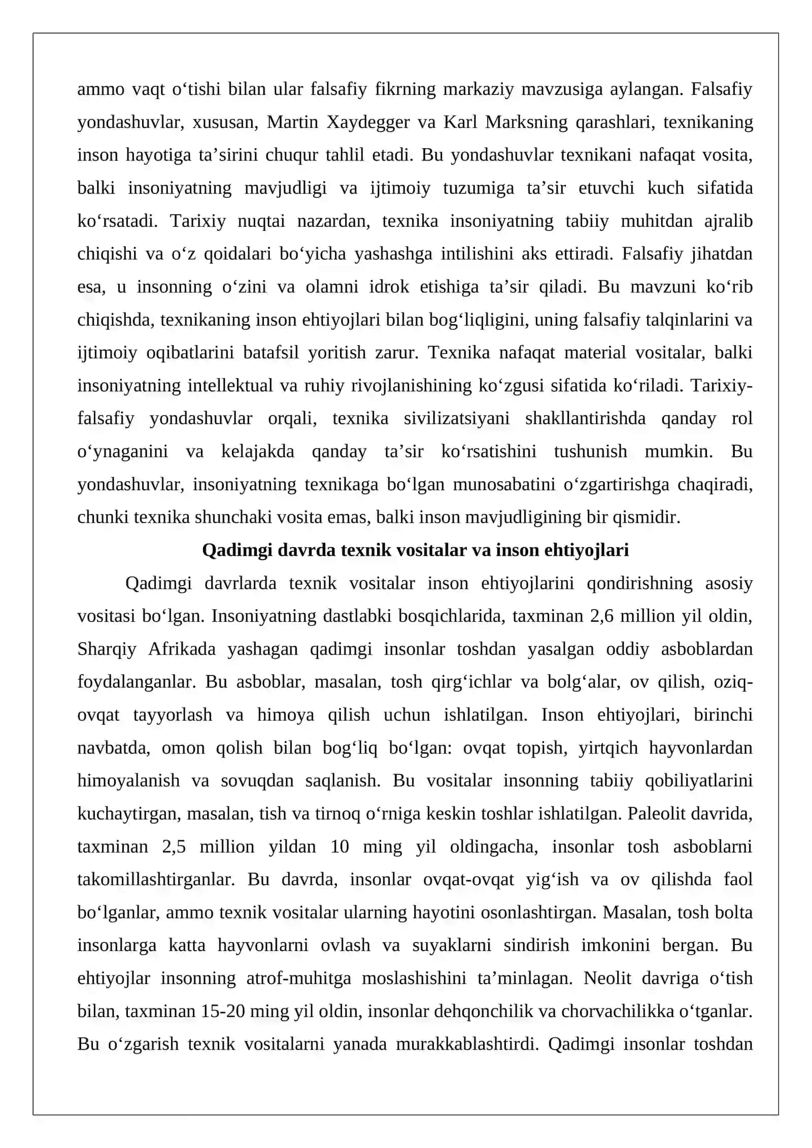 Texnika taraqqiyoti fonida inson qadriyatlarining o‘zgarishi 3