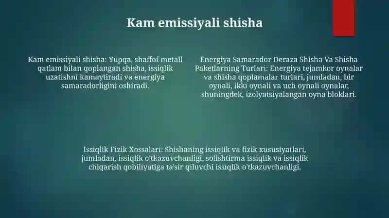 Energiya Samarador Deraza Shisha Va Shisha Paketlarning Turlari 3