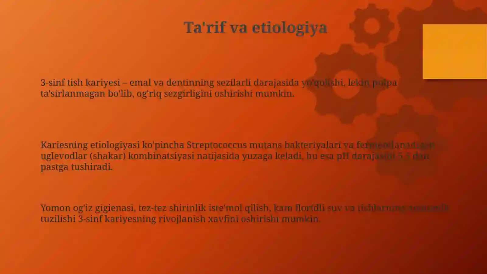 3chi sinf karioz kovakni charxlashvaplombalash 3