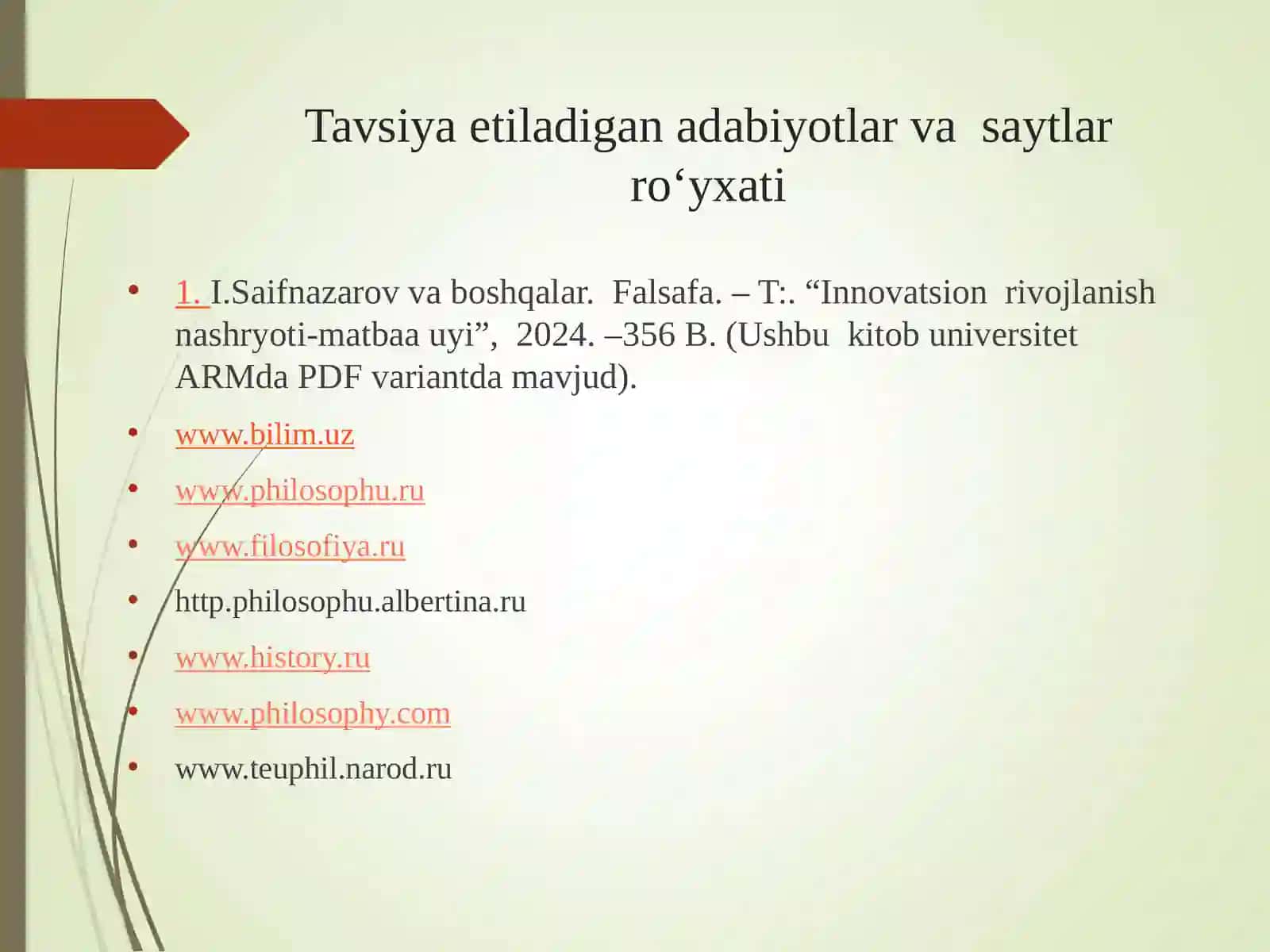 Falsafa fanining ob’ekti, predmeti va funksiyalari 3