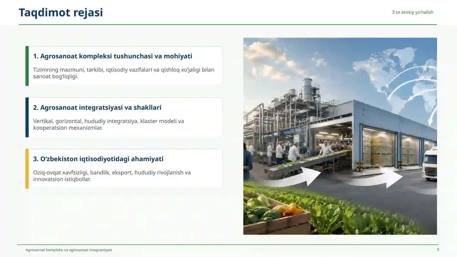 AGROSANOAT KOMPLEKSI VA AGROSANOAT INTEGRATSIYASI 3