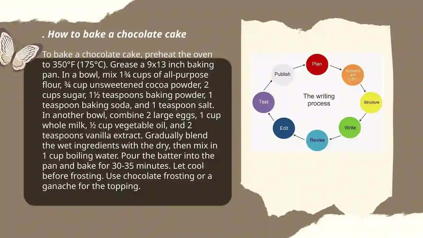 How to bake a chocolate cake 3