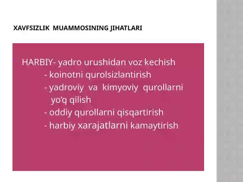 Xalqaro xavfsizlik huquqi 3
