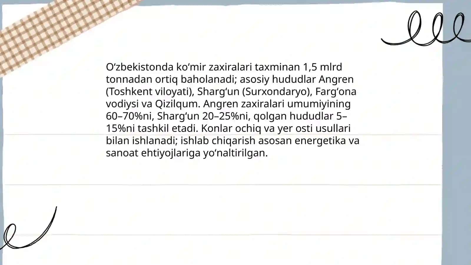 Oʻzbekistonda koʻmir sanoati 3