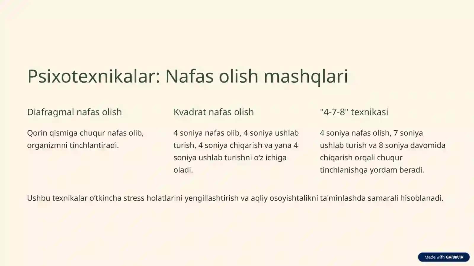 Stressga nisbatan o‘tkir (shiddatli) reaktsiyalar vaqtida o‘z-o‘ziga yordam ko‘rsatish 3