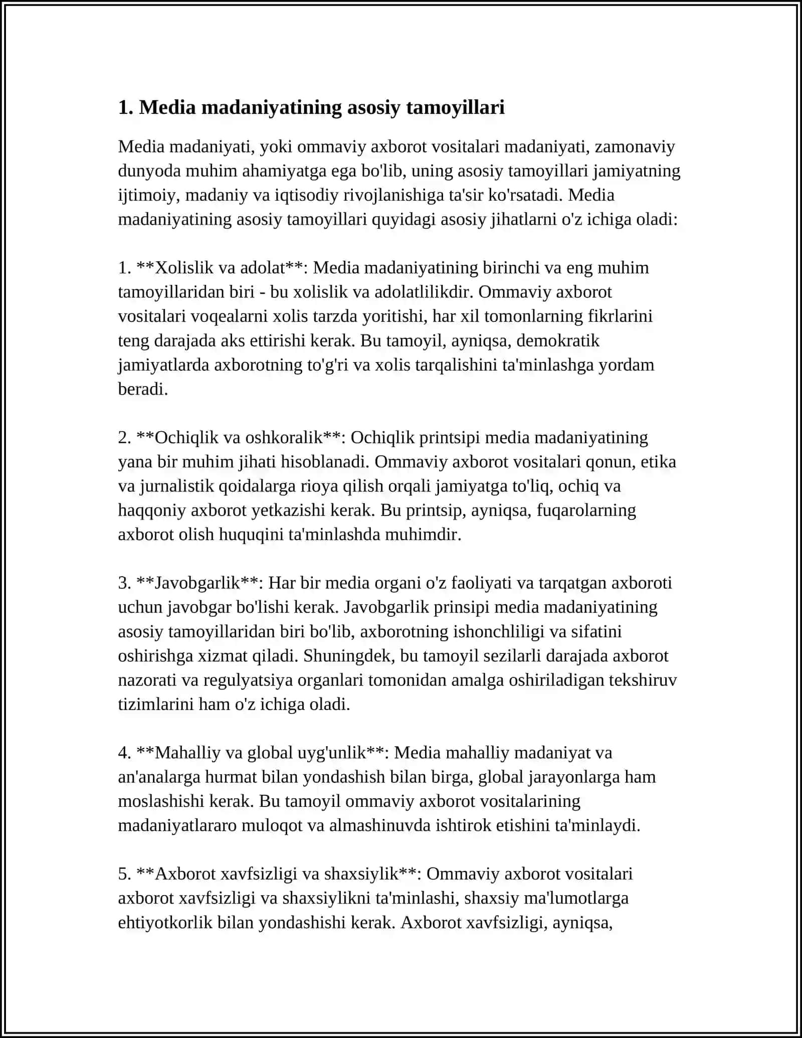 MEDIA MADANIYAT VA INNOVATSION PEDAGOGIK TEXNALOGIYALAR 3