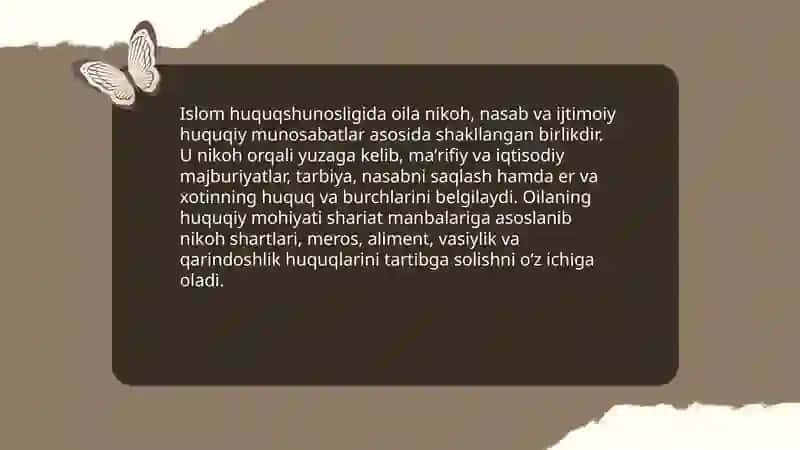 Islom huquqshunosligida oila, nikoh, taloq 3