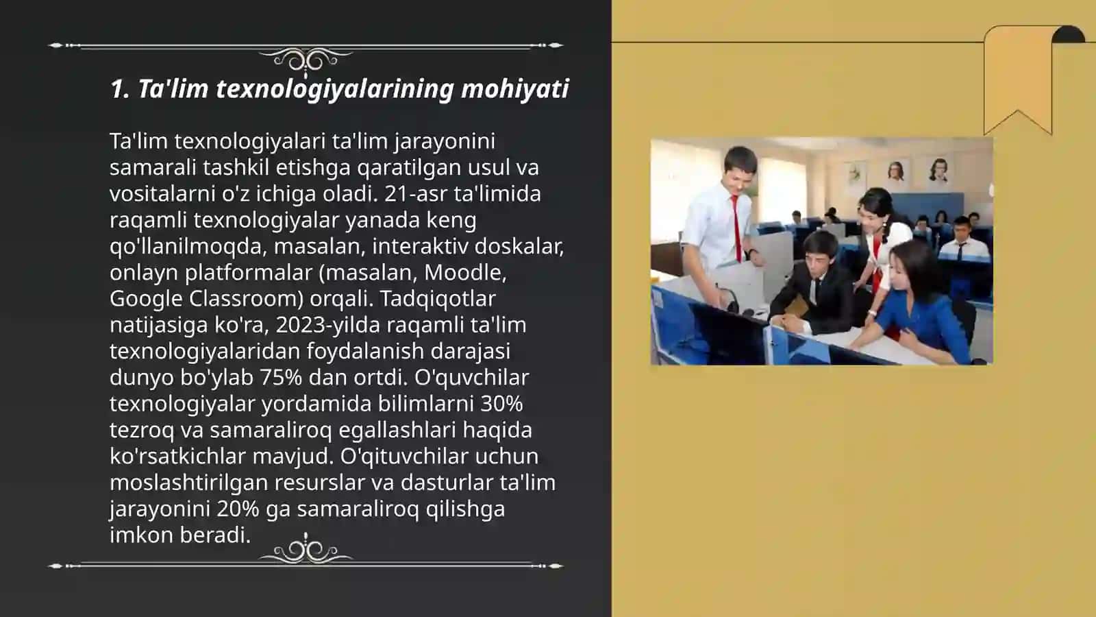 Pedagogik texnologiyalar koʻp oʻlchovli tushuncha sifatida 3