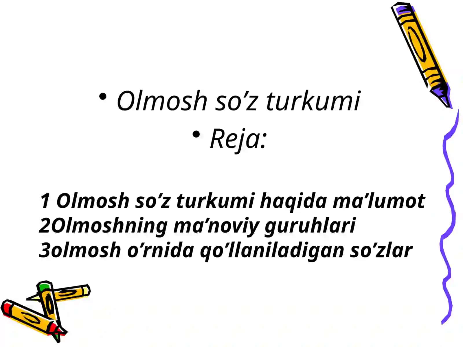 Maktabgacha va boshlangʻich taʼlim Boshlangʻich taʼlim yoʻnalishi 6-BT-23 Samadova Mehrinisoning Ona tili -oʻqish savodxonligi va uni o'qitish metodikasi fanidan taqdimoti 3