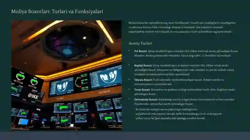 Moliya Tizimi: Asoslar va Kelajak 3