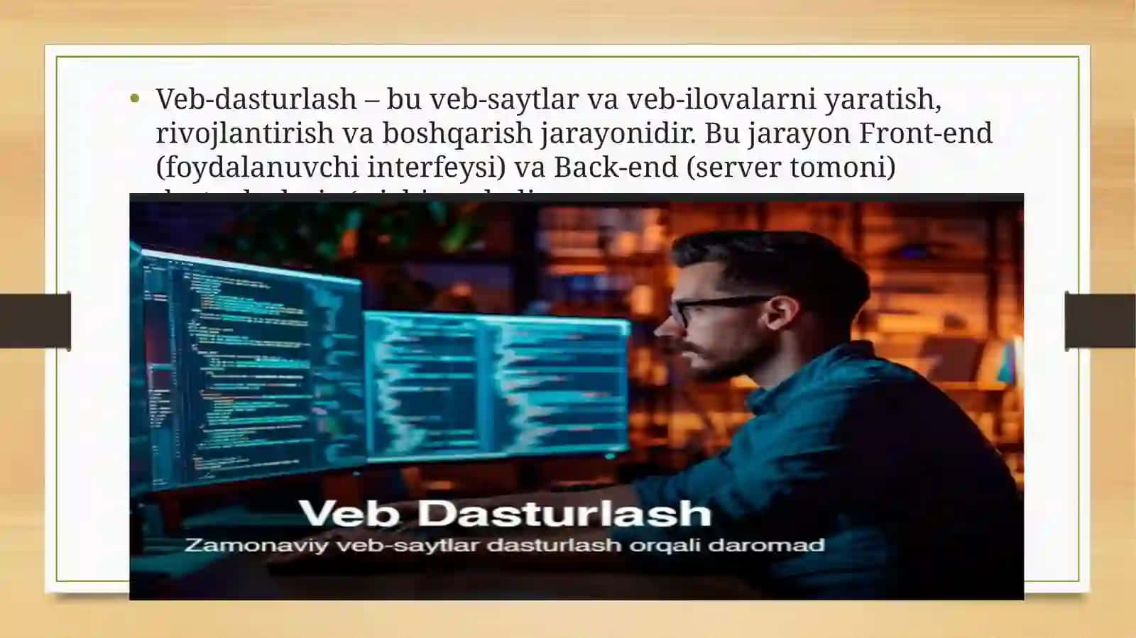 Veb dasturlash 3