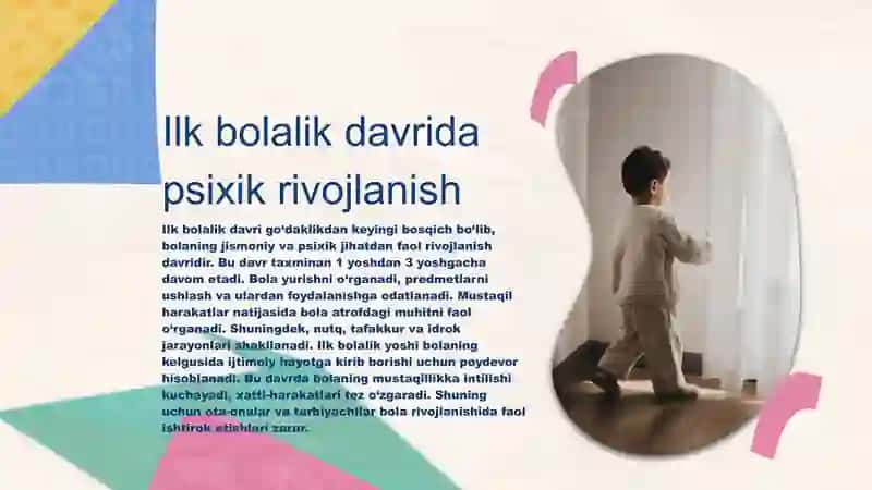 Ilk bolalik davrida psixik taraqqiyot diagnostikasi 3