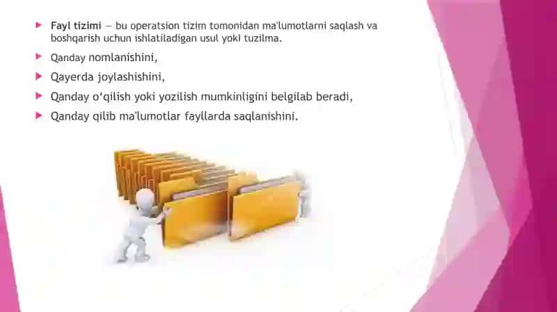 Fayltizimlarivama’lumotlarnisaqlash 3