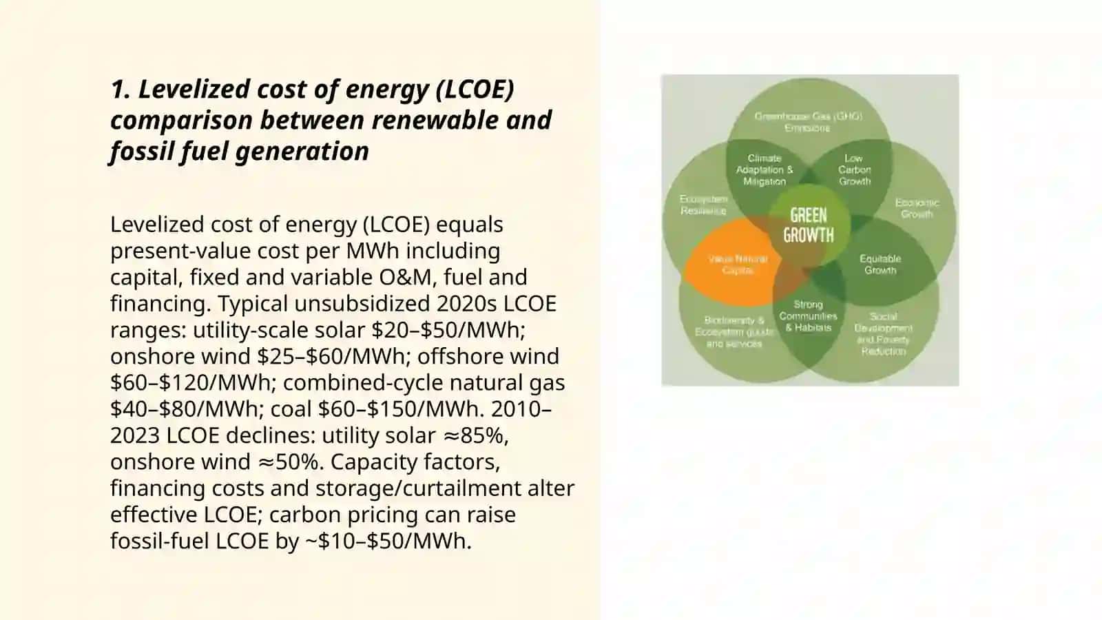 Green Economy: Economic efficiency of transitioning to renewable energy sources in the energy sector 3