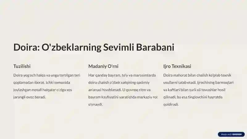 O'zbek Milliy Cholg'u Asboblari: Madaniyatimizning Jonli Ovozi 3