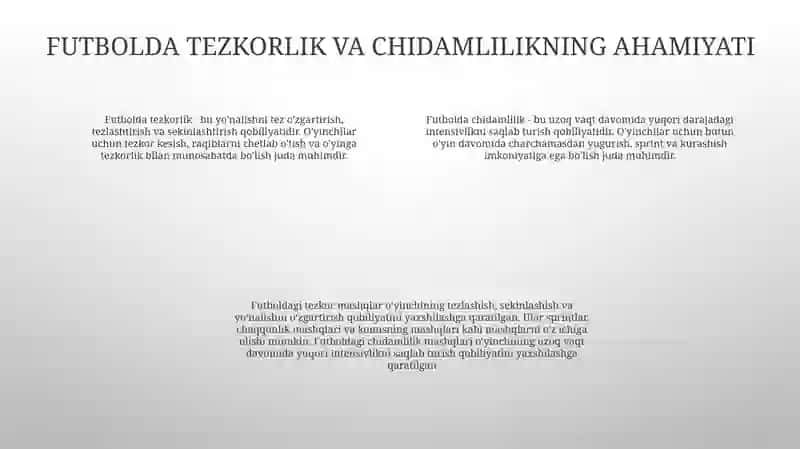 Yosh Futbolchilarda Harakatli OʻYinlardan Foydalanib Tezkorlik Va Chidamlilikni Rivojlantirish Metodikasi 3