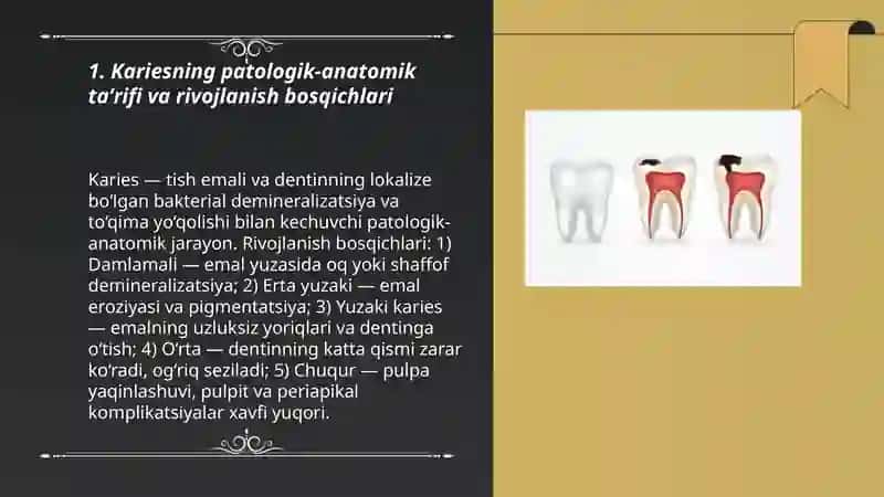 Kariesni patologik anatomiyasi 3