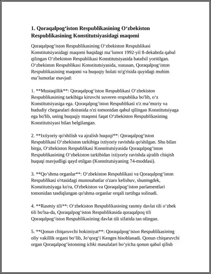 QORAQOLPAGʻISTON RESPUBLIKASINING KONSTITUTSIYAVIY MAQOMI 3