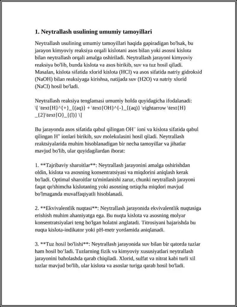 ERITMALARNING NEYTRALLASH USULI OKSIDIMETRIYA USULI 3