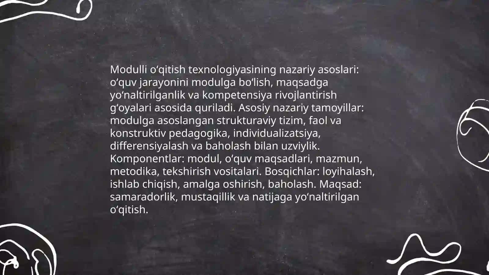Modulli oʻqitish texnologiyasi tahlili 3