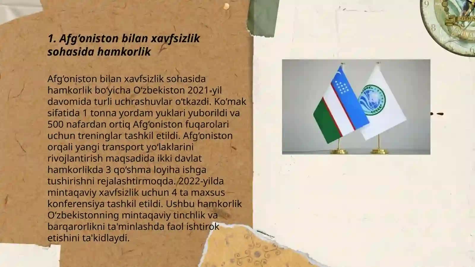 Afg‘oniston bilan xavfsizlik sohasida hamkorlik 3