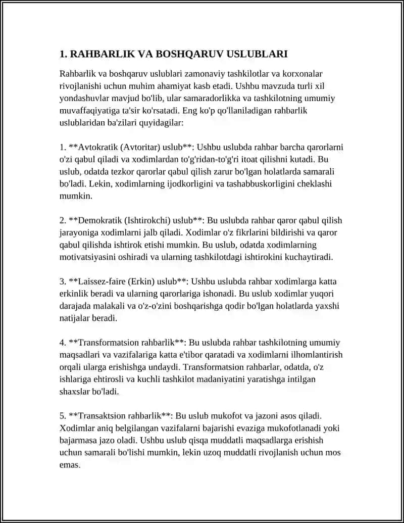 RAHBAR TOMONIDAN REJALASHTIRILGAN BOSHQARUV HARAKATI 3