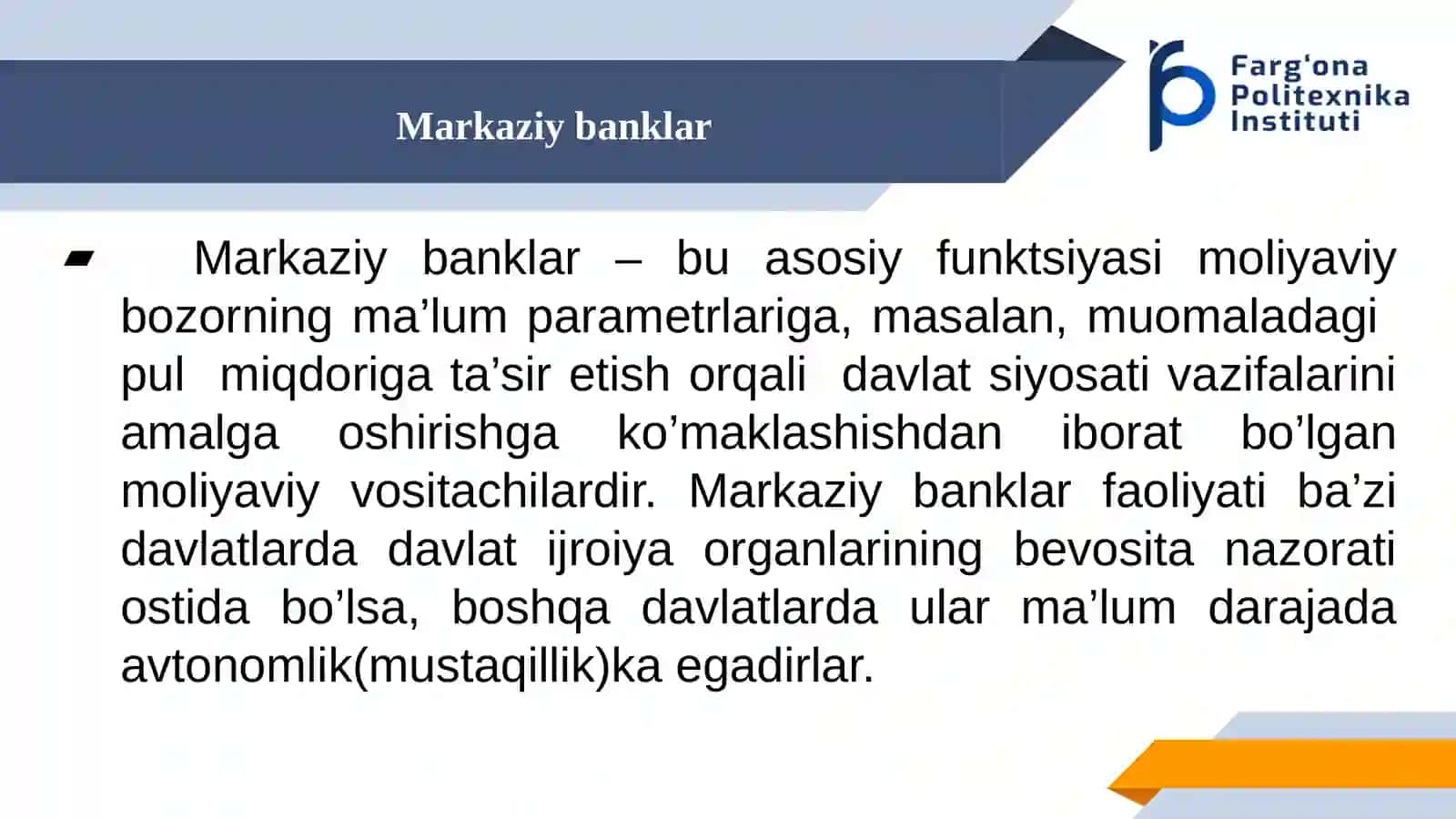 Markaziy banklar 3